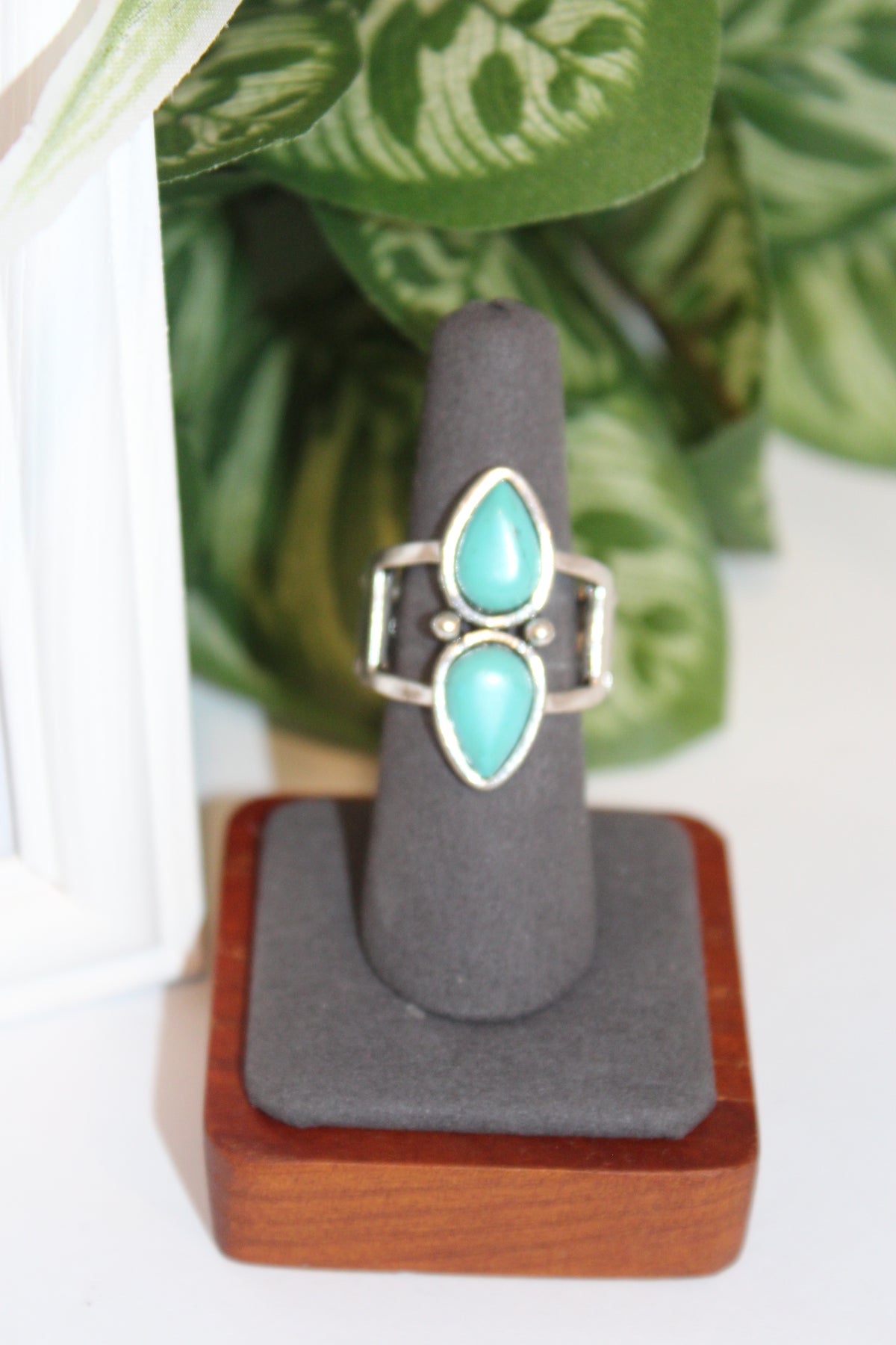 Rings- Bohemian Teardrop Turquoise Ring