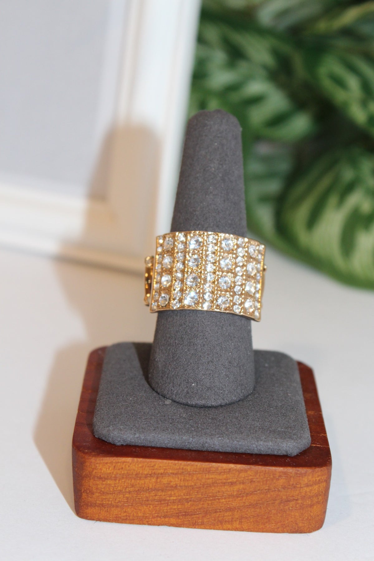 Rings- Golden Glam Statement Ring