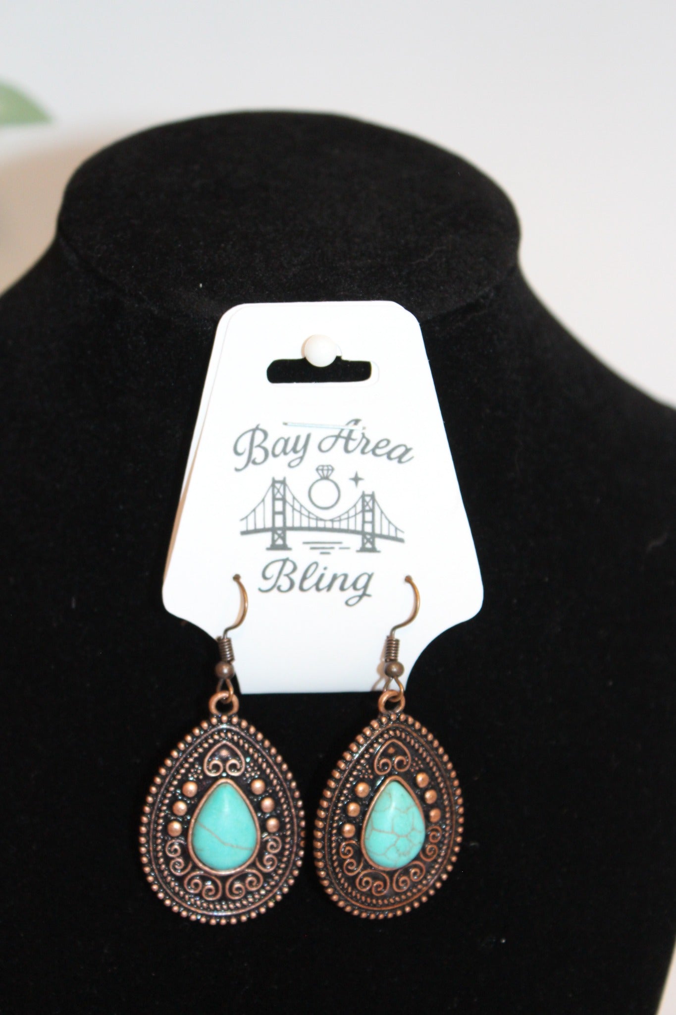 Earrings -Vintage Western Teardrop Earrings
