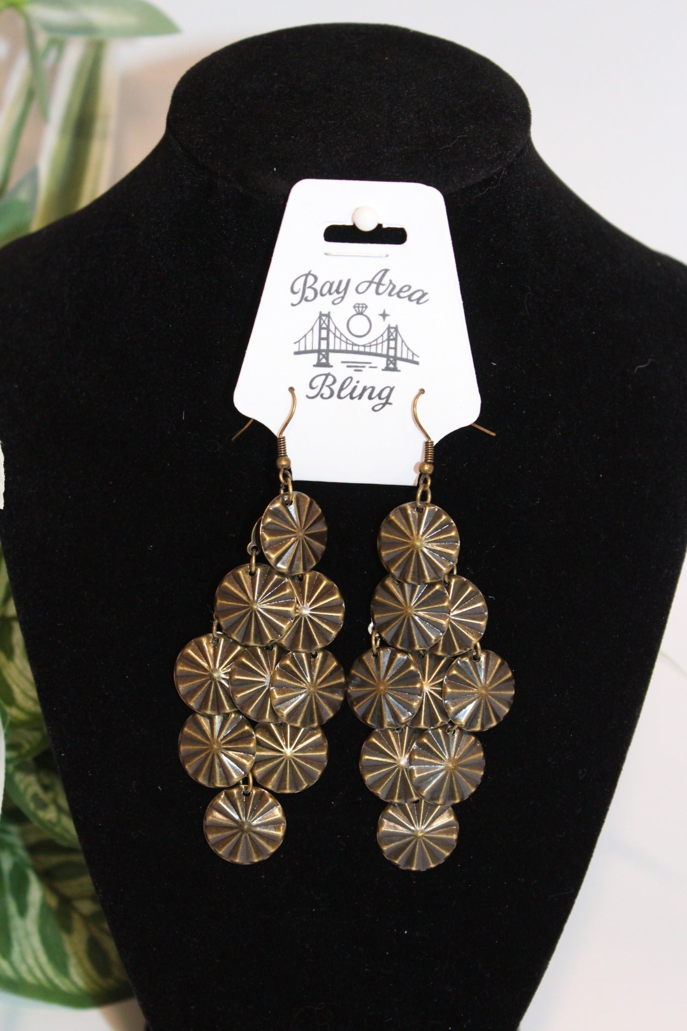 Earrings - Antique Bronze Statement Earrings