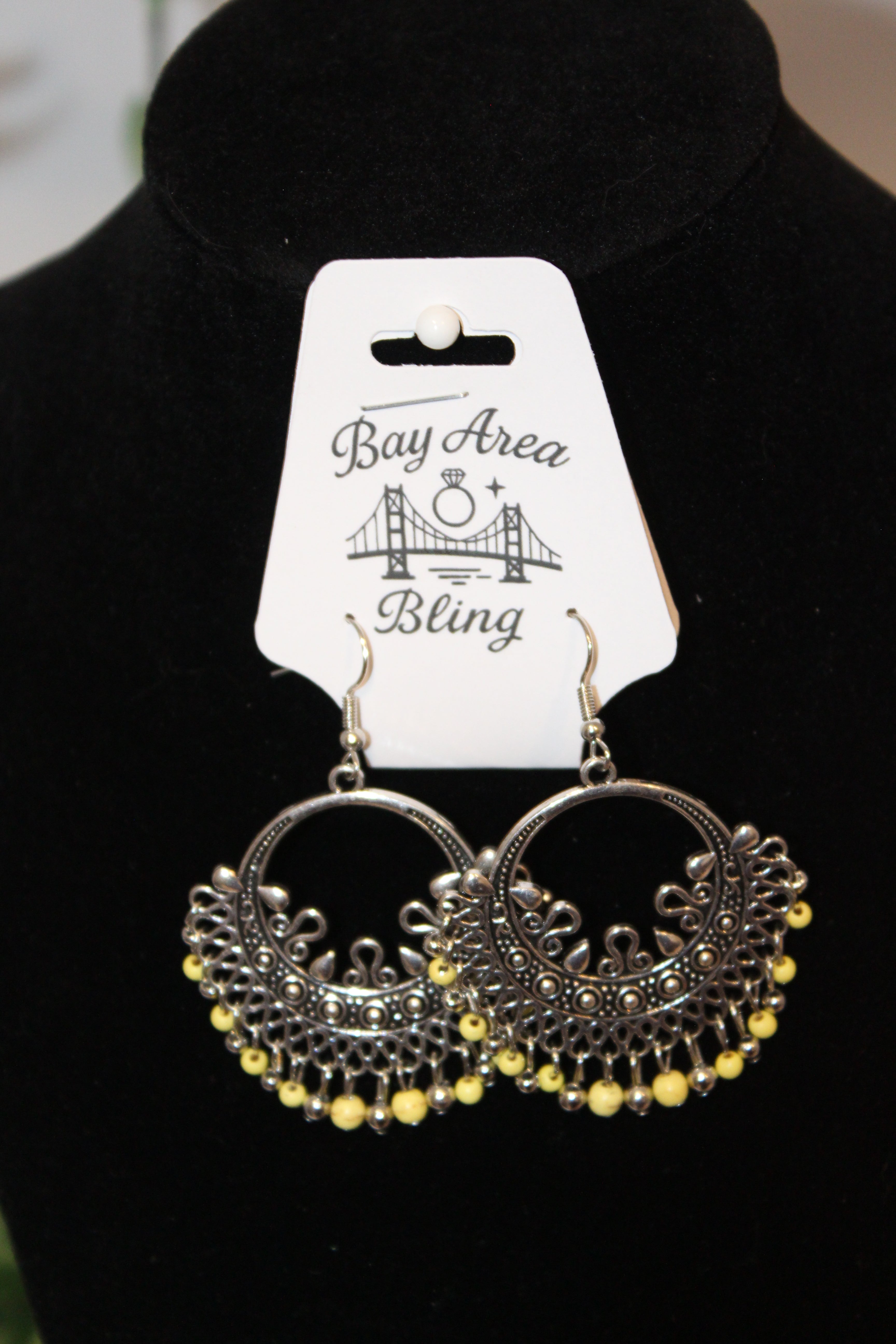 Earrings- Golden Radiance Hoop Earrings