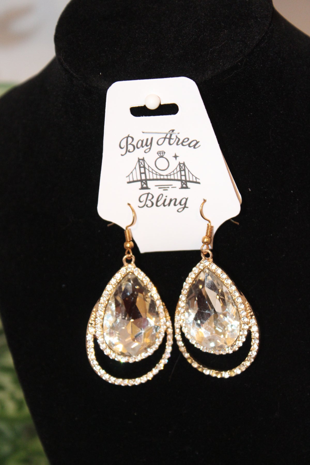 Earrings- Crystal Elegance Drop Earrings