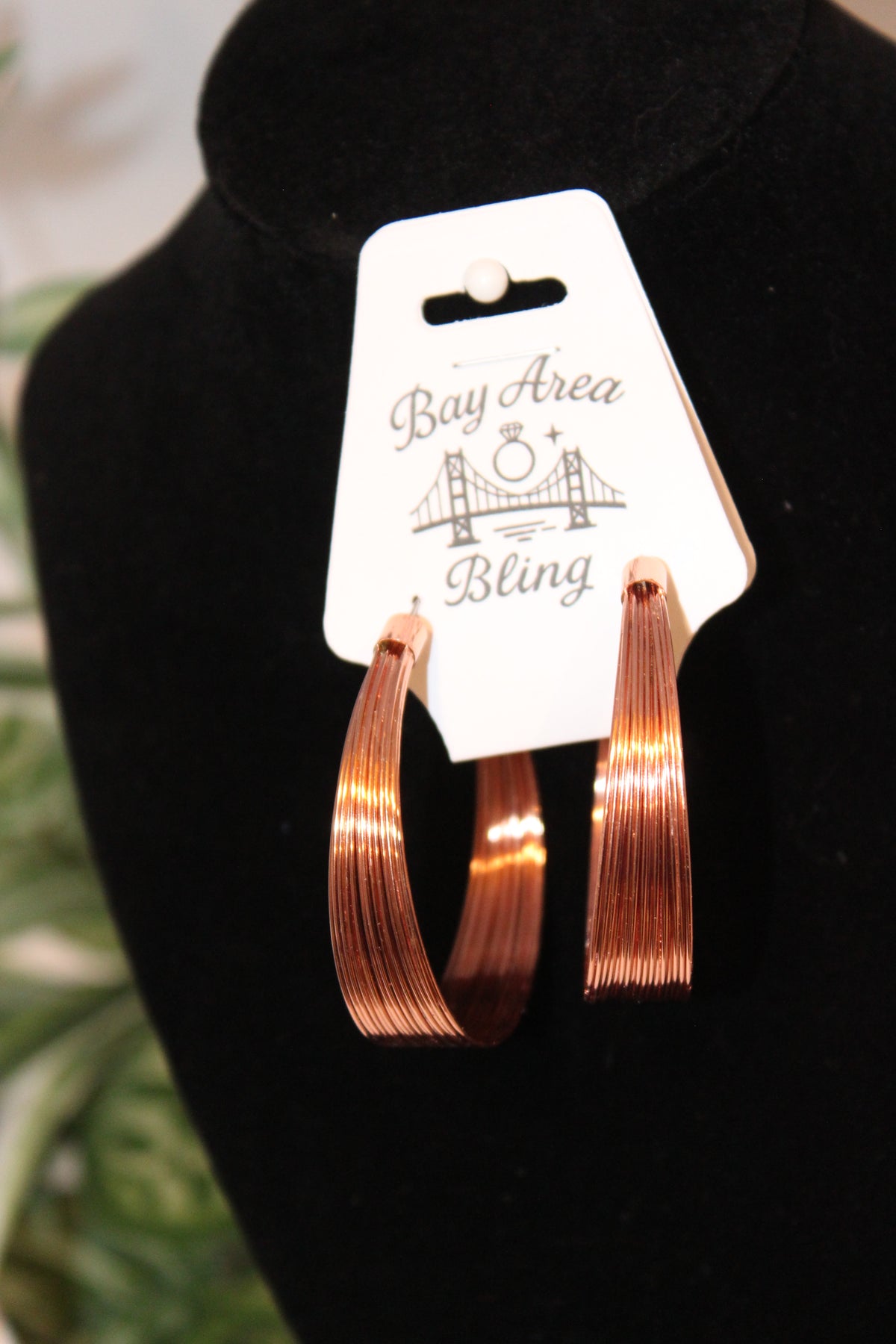 Earrings- Copper Radiance Hoops