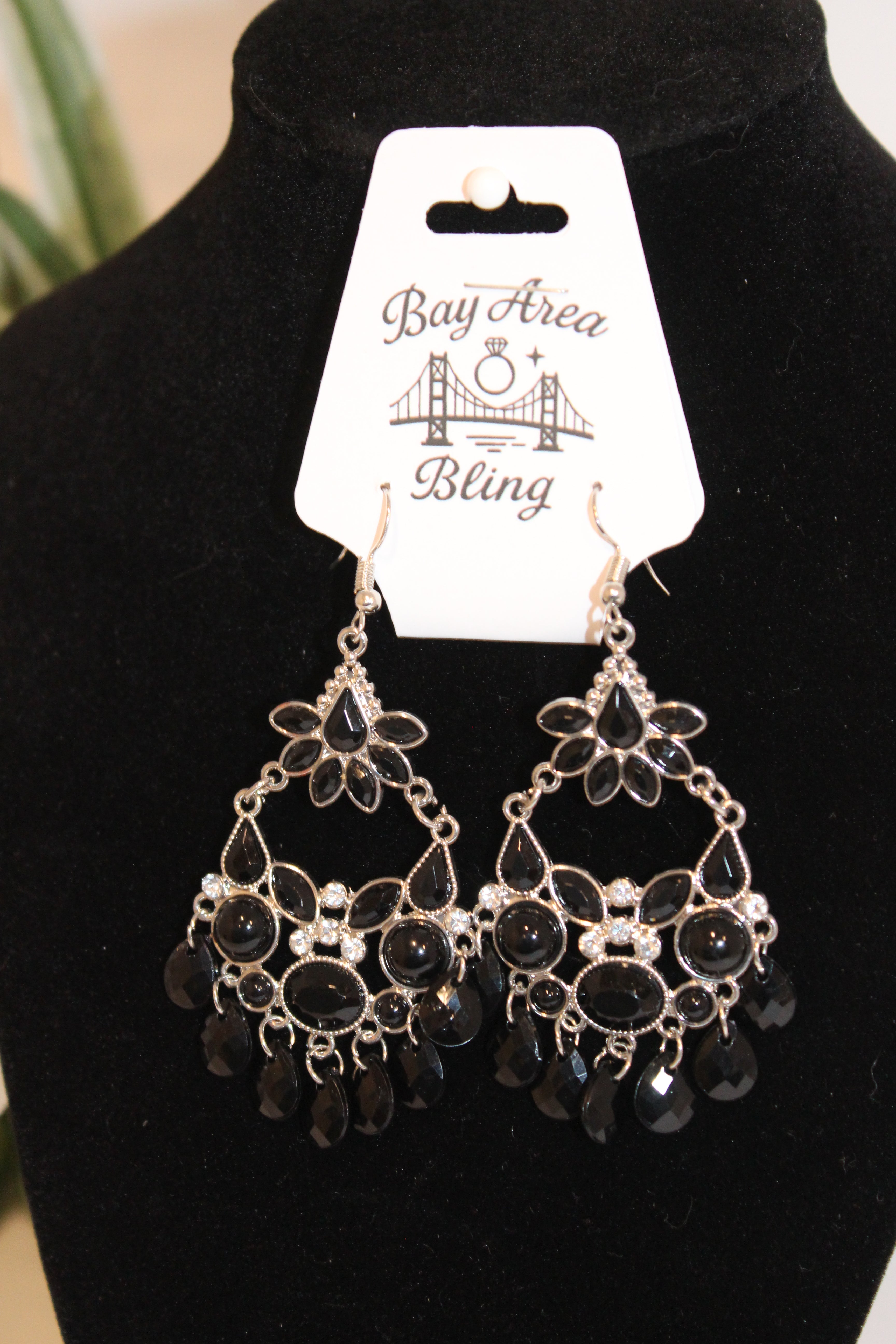 Earrings- Midnight Royalty Statement Earrings
