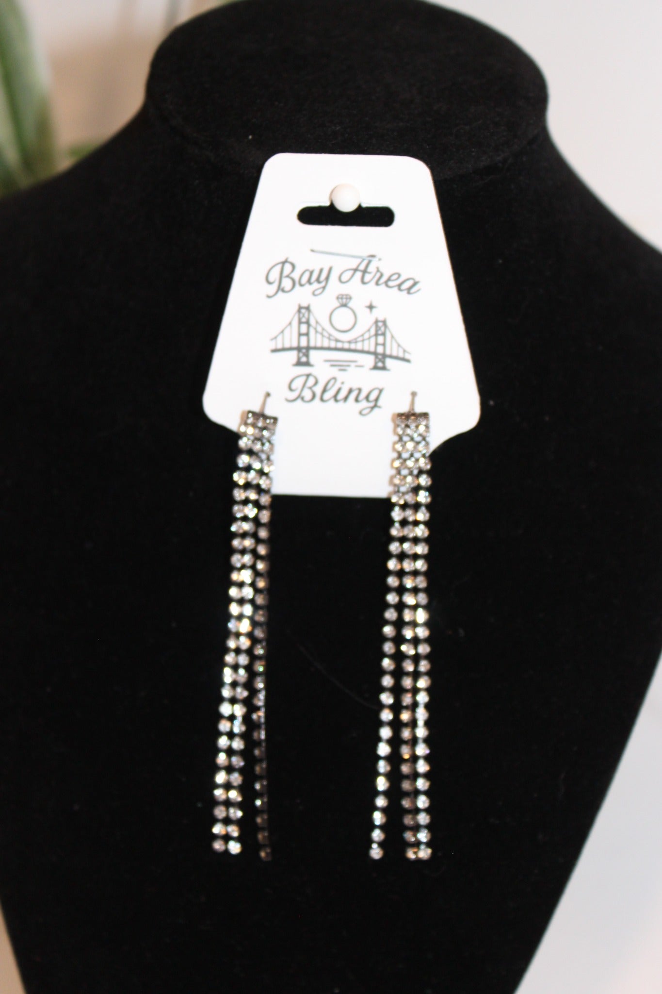 Earrings- Rhinestone Dangle Earrings