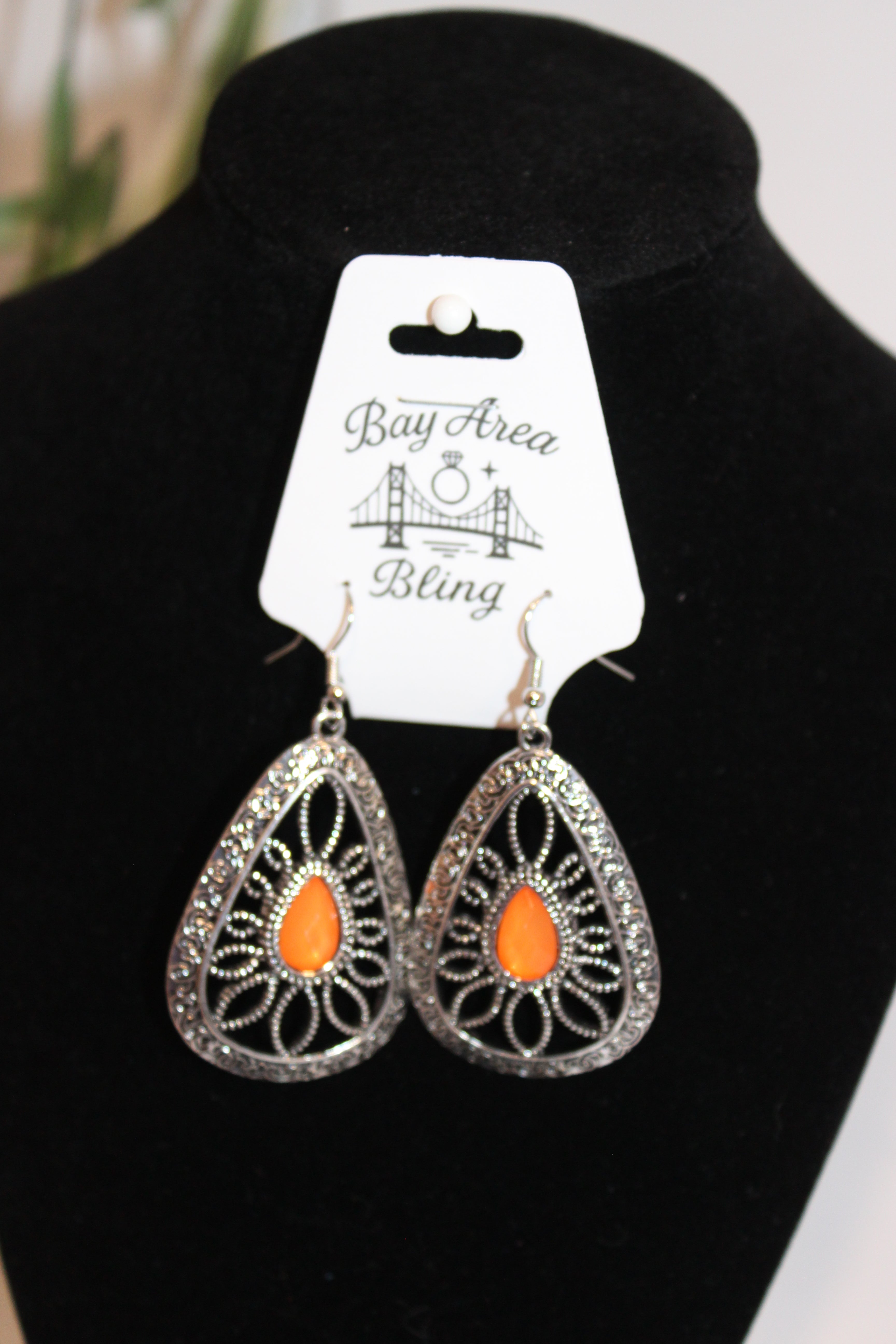 Earrings- Teardrop statement earrings